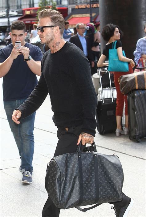 louis vuitton david beckham duffle bag|louis vuitton keepall.